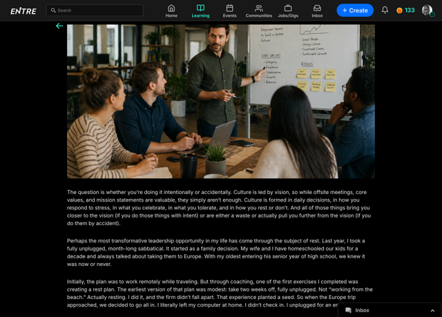 Entre Blog project preview - Image 3