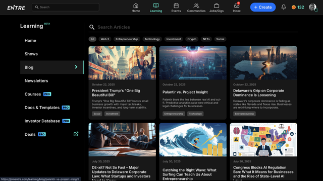 Entre Blog project preview - Image 1