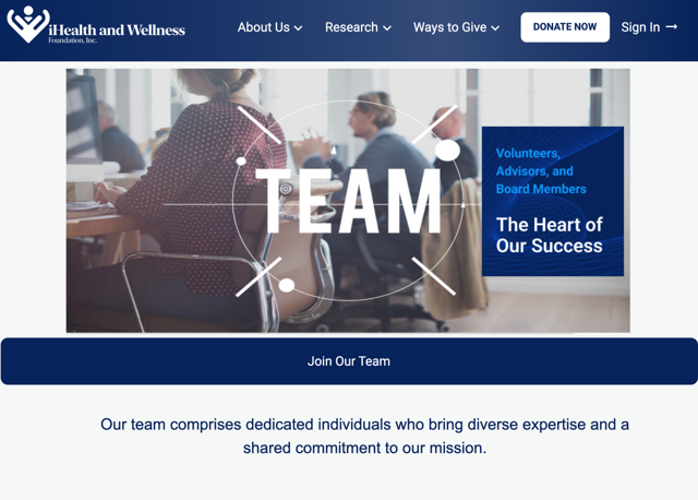 iHealth and Wellness Foundation project preview - Image 4