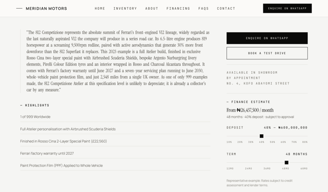 Meridian Motors project preview - Image 10