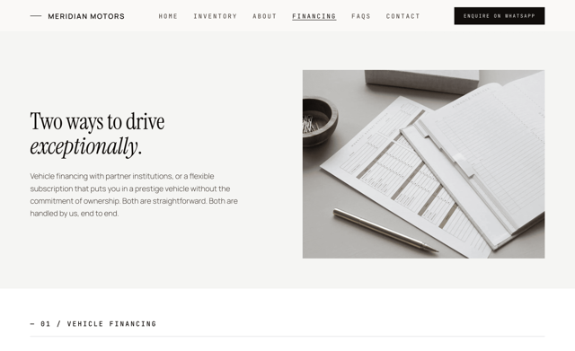 Meridian Motors project preview - Image 11