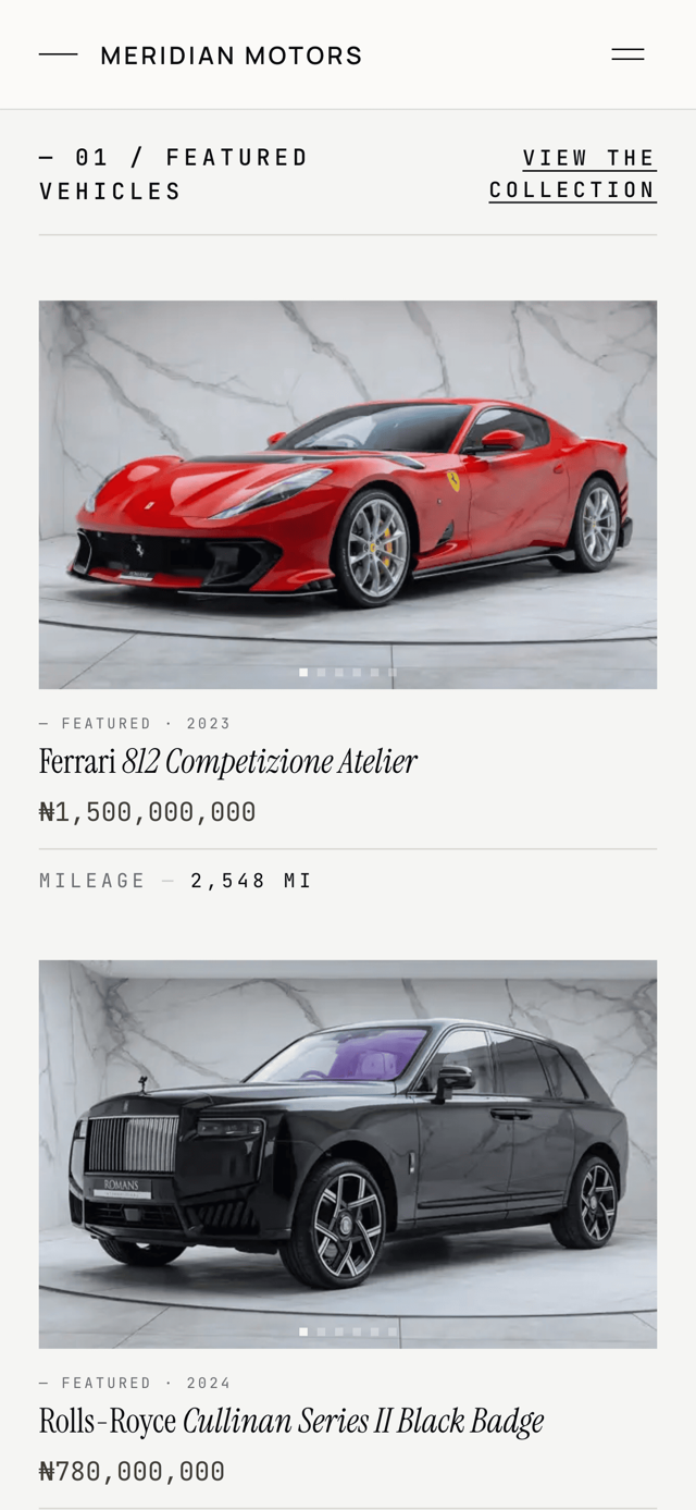 Meridian Motors project preview - Image 5