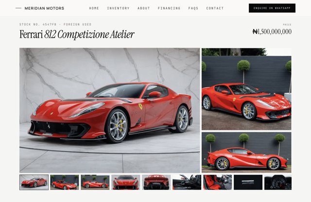 Meridian Motors project preview - Image 1